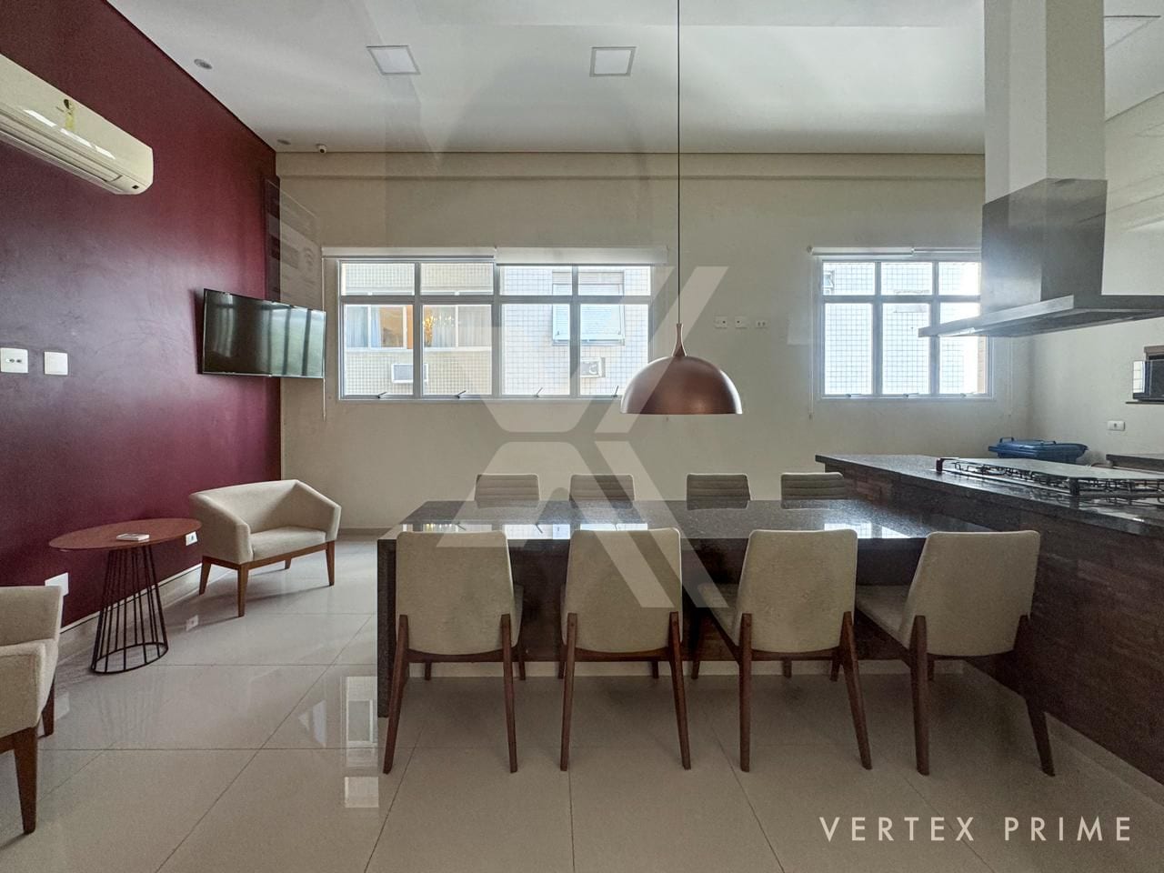 Apartamento de 3 suítes, andar alto e vista mar no Gonzaga em prédio com lazer. — foto
