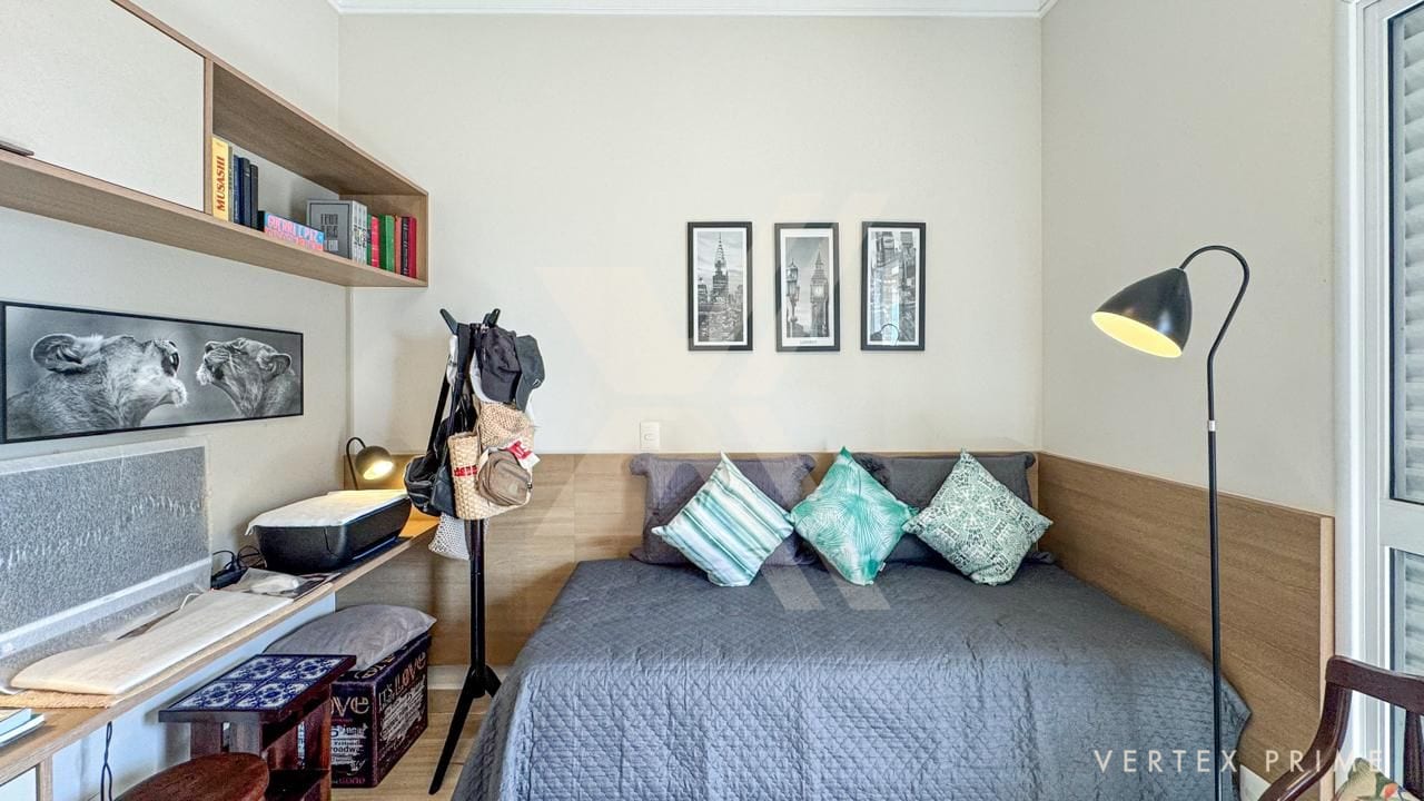 Apartamento de 3 suítes, andar alto e vista mar no Gonzaga em prédio com lazer. — foto