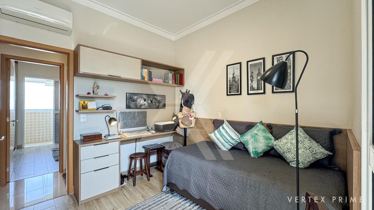 Apartamento de 3 suítes, andar alto e vista mar no Gonzaga em prédio com lazer. — foto
