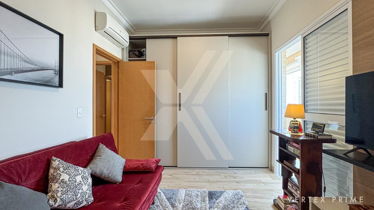 Apartamento de 3 suítes, andar alto e vista mar no Gonzaga em prédio com lazer. — foto