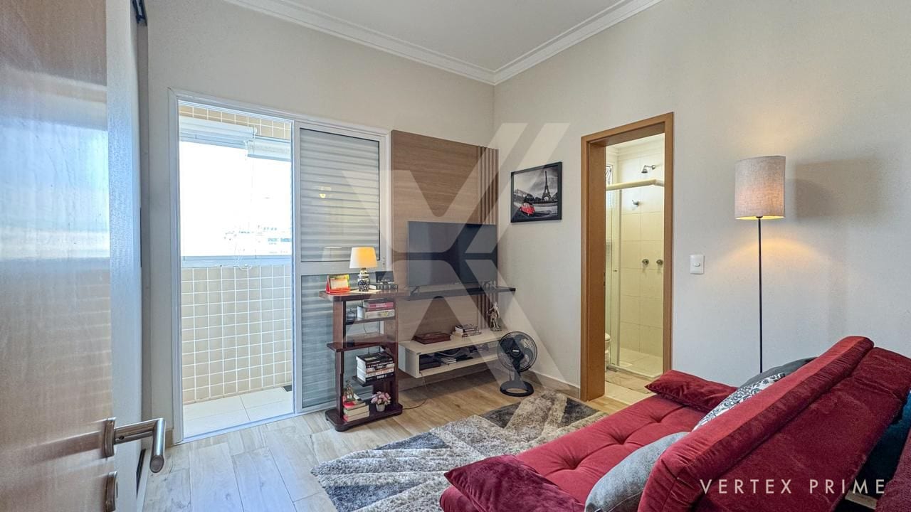 Apartamento de 3 suítes, andar alto e vista mar no Gonzaga em prédio com lazer. — foto