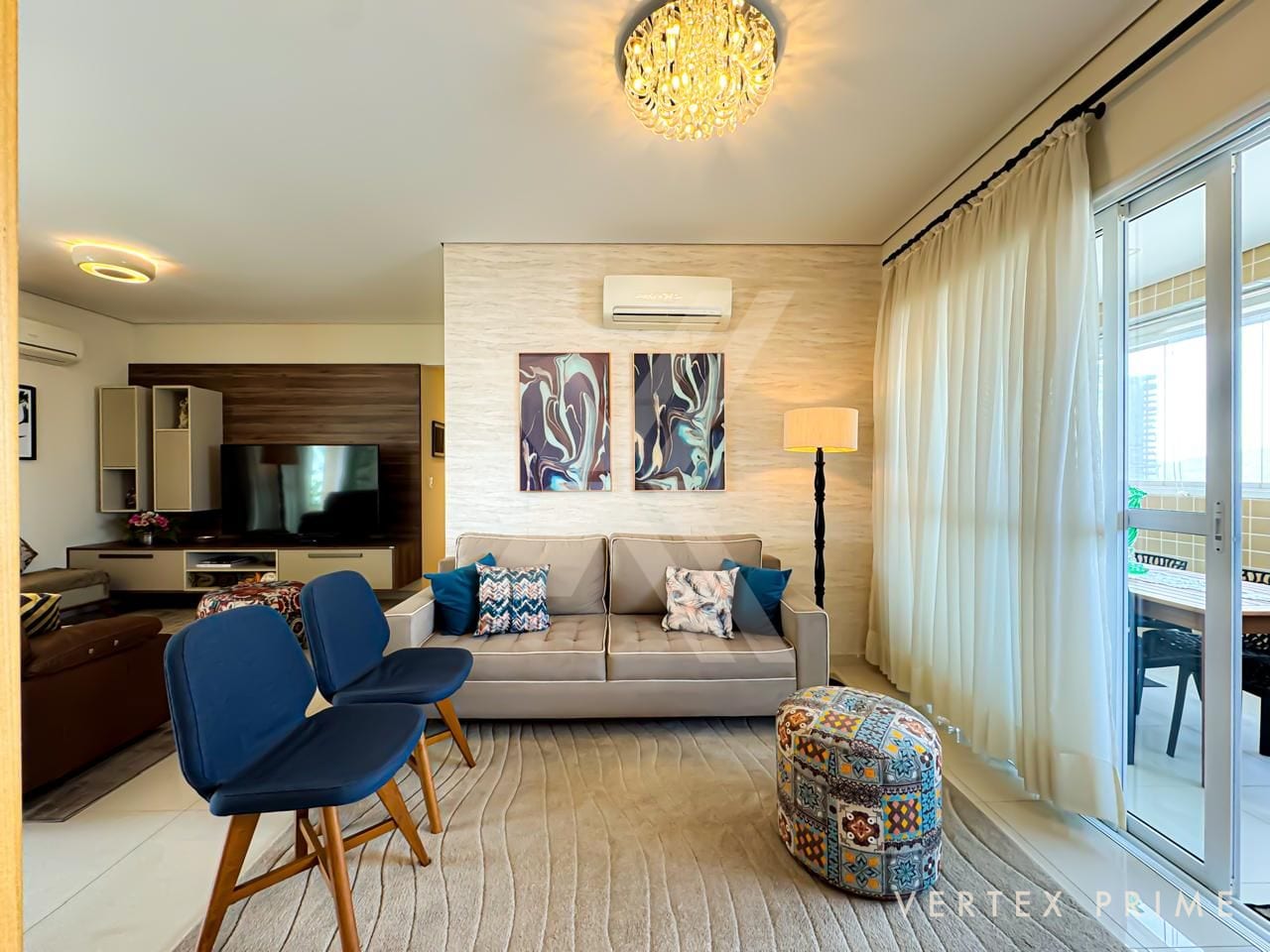 Apartamento de 3 suítes, andar alto e vista mar no Gonzaga em prédio com lazer.