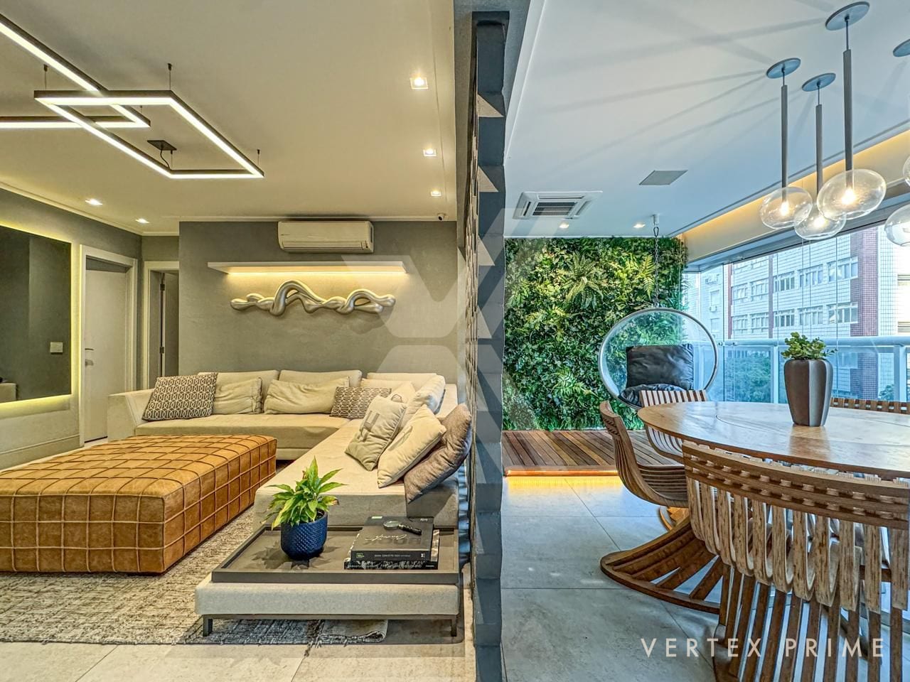 Apartamento garden com jacuzzi e teto retrátil, porteira fechada. Vila Rica - Santos — foto
